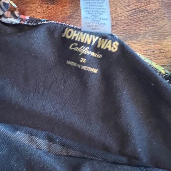 Johnny Was Floral & Animal Print One-Piece Swimsuit 3X Nylon Blend - Picture 3 of 16